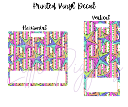 Printed Vinyl - Neon Ocean