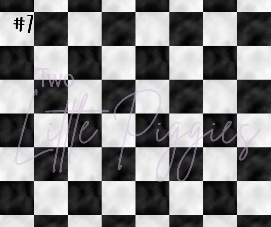 Printed Vinyl - Checkered Punk