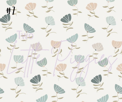 Printed Vinyl - Retro Floral