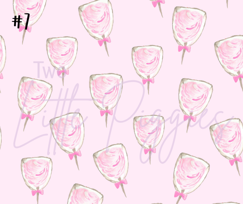 Printed Vinyl - Cotton Candy