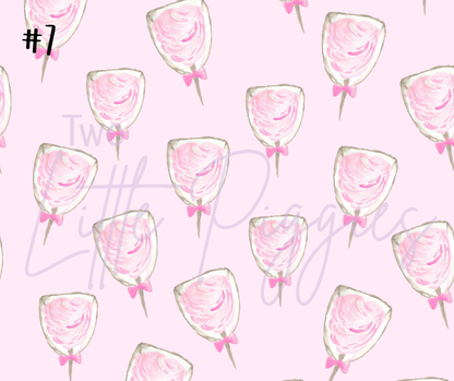 Printed Vinyl - Cotton Candy
