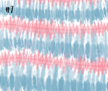 Printed Vinyl - Pastel Tie Dye