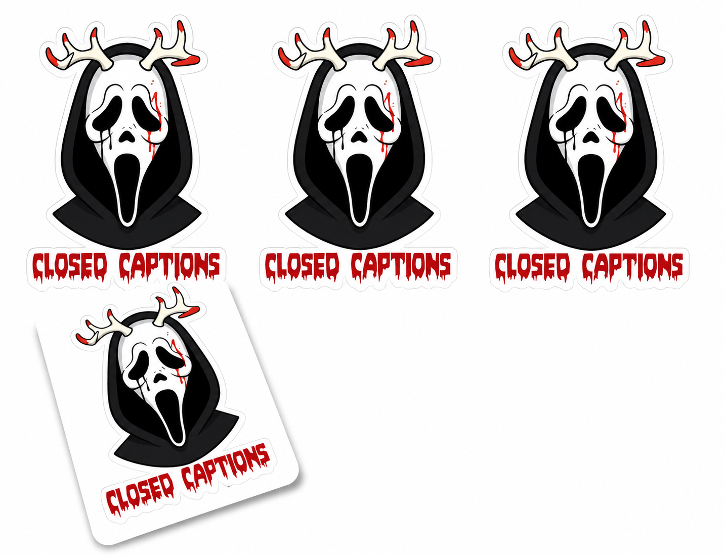 Closed Captions Sticker