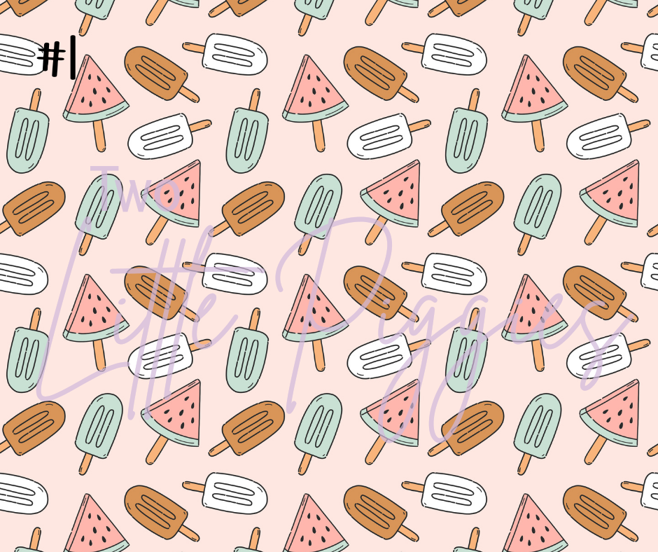 Printed Vinyl - Summer Fun Collection