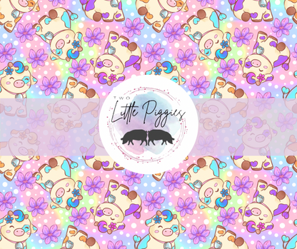 Printed Vinyl - Springtime Cows