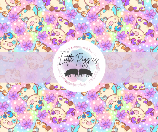 Printed Vinyl - Springtime Cows