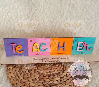 Teacher Desk Name Plate