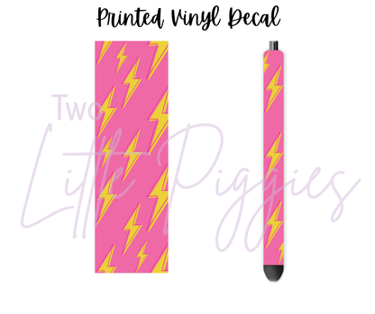 Printed Vinyl - Pastel Retro
