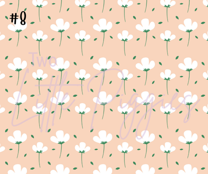 Printed Vinyl - Mother's Day Flowers