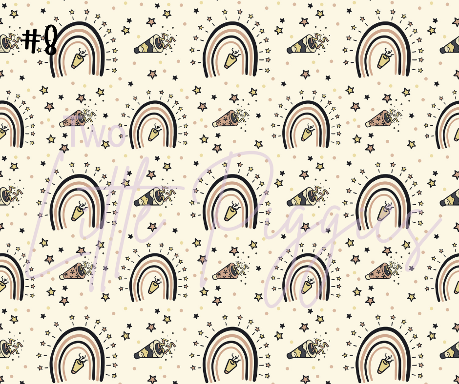 Printed Vinyl - Boho New Year