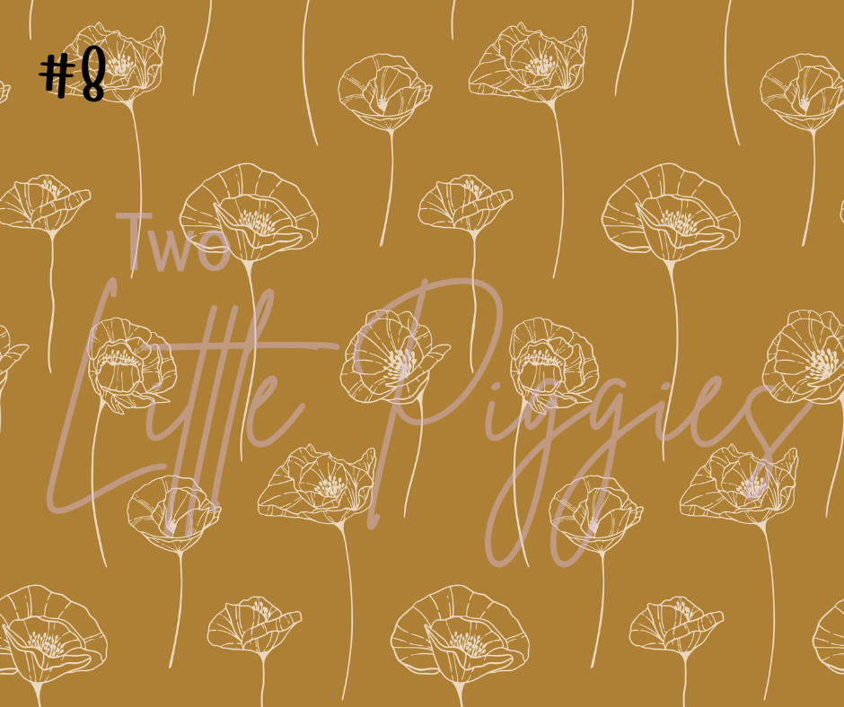 Printed Vinyl - Rustic Garden