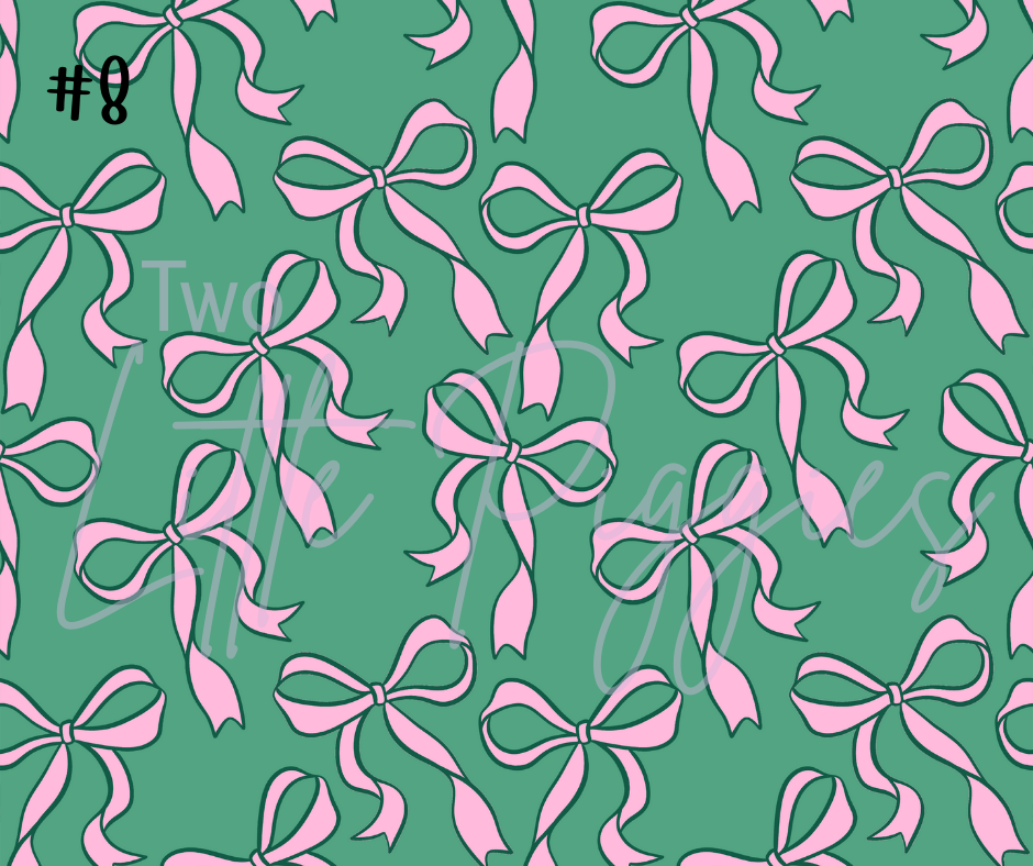 Printed Vinyl - St. Patrick's - Salmon and Green