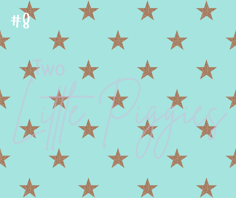 Printed Vinyl - New Year  - Teal