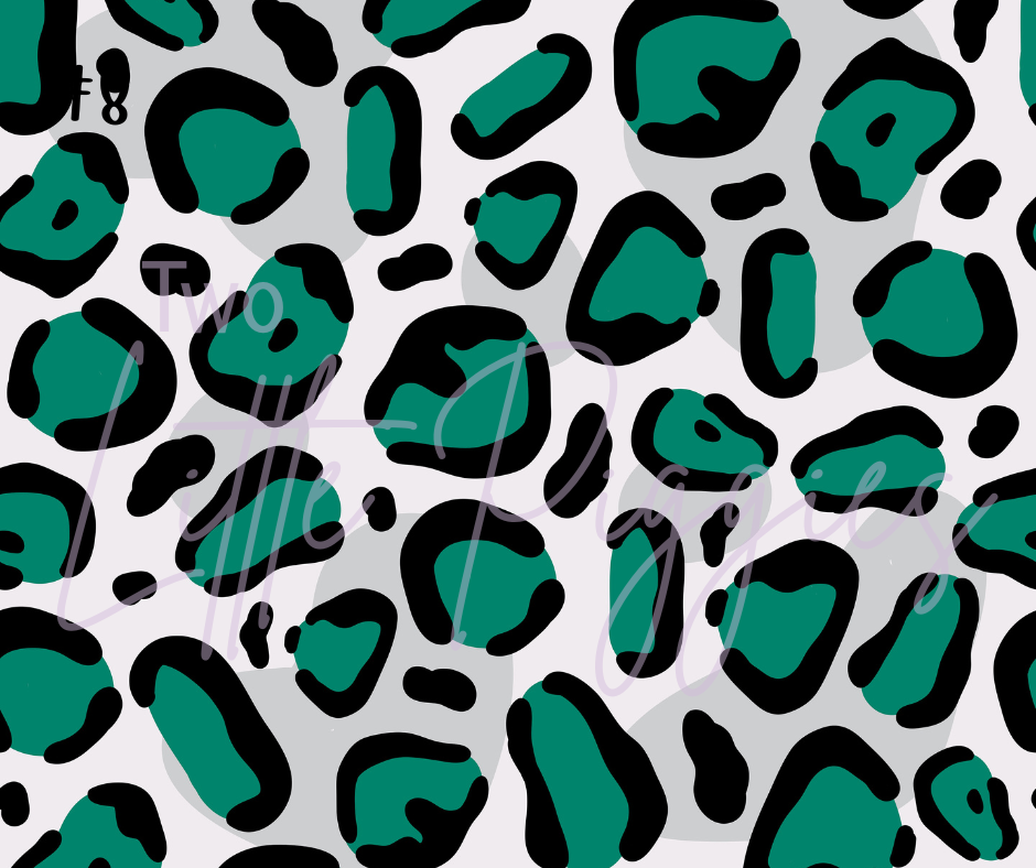 Printed Vinyl - Leopard Rainbow