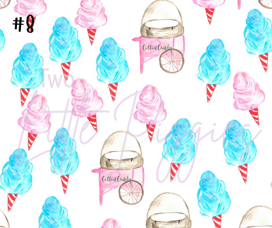 Printed Vinyl - Cotton Candy