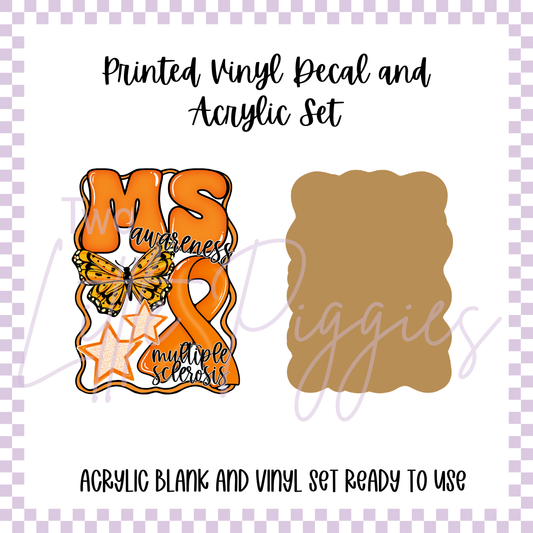 Printed Vinyl and Acrylic Set - Awareness - MS