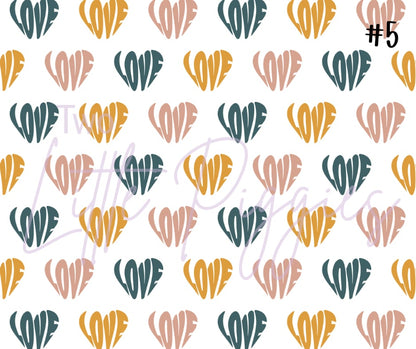 Printed Vinyl - Autumn Groovy Bloom