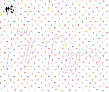 Printed Vinyl - Checkers and Flowers