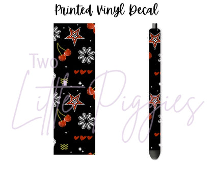 Printed Vinyl - Cherry Skelli Hand