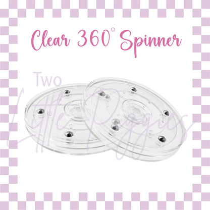 Clear Plastic Spinner
