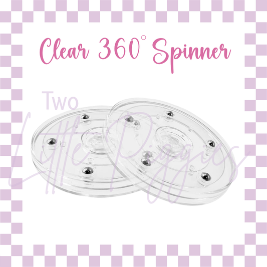 Clear Plastic Spinner