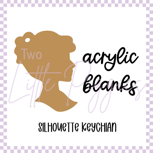 Acrylic Blank - Female Silhouette(3pc)