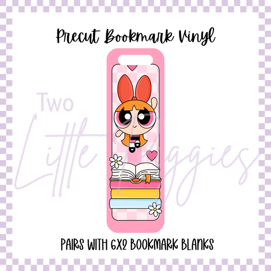 Printed Vinyl - Bookmark -  Power Puff Girls - Blossom
