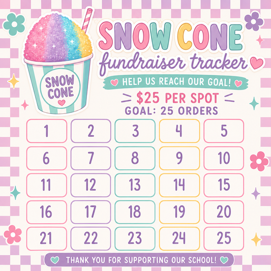 Snow Cone Fundraiser- Mystery Bundle