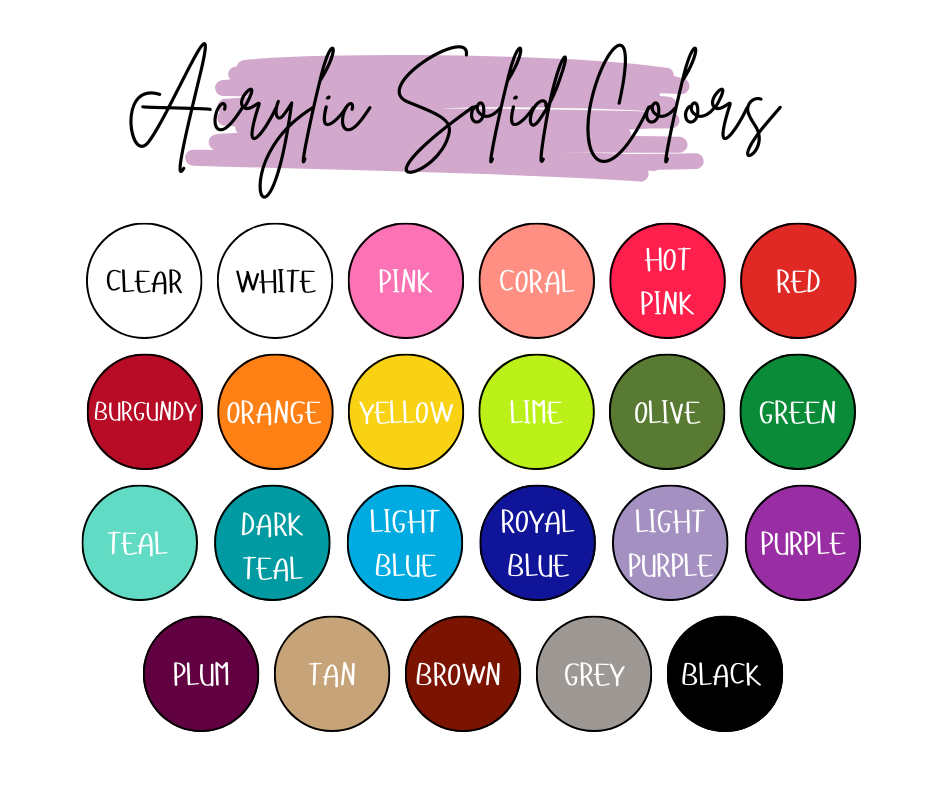 Custom Acrylic Badge Buddy