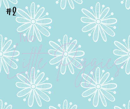 Printed Vinyl - Springtime Flowers