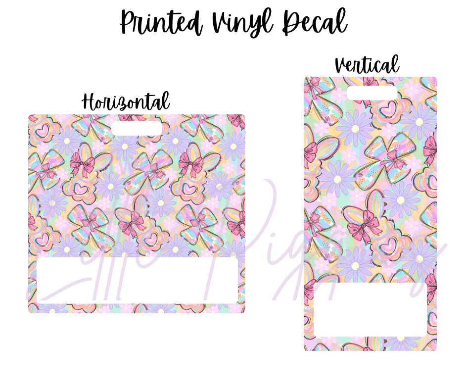 Printed Vinyl - Brushstroke Bunny