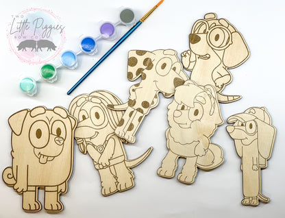 Blue Pup DIY Paint Kit