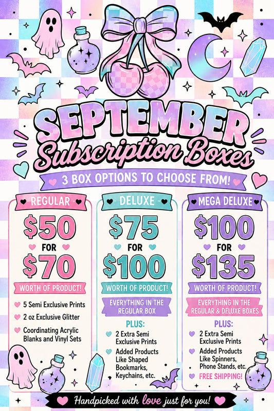September Subscription Box - *No discount codes*