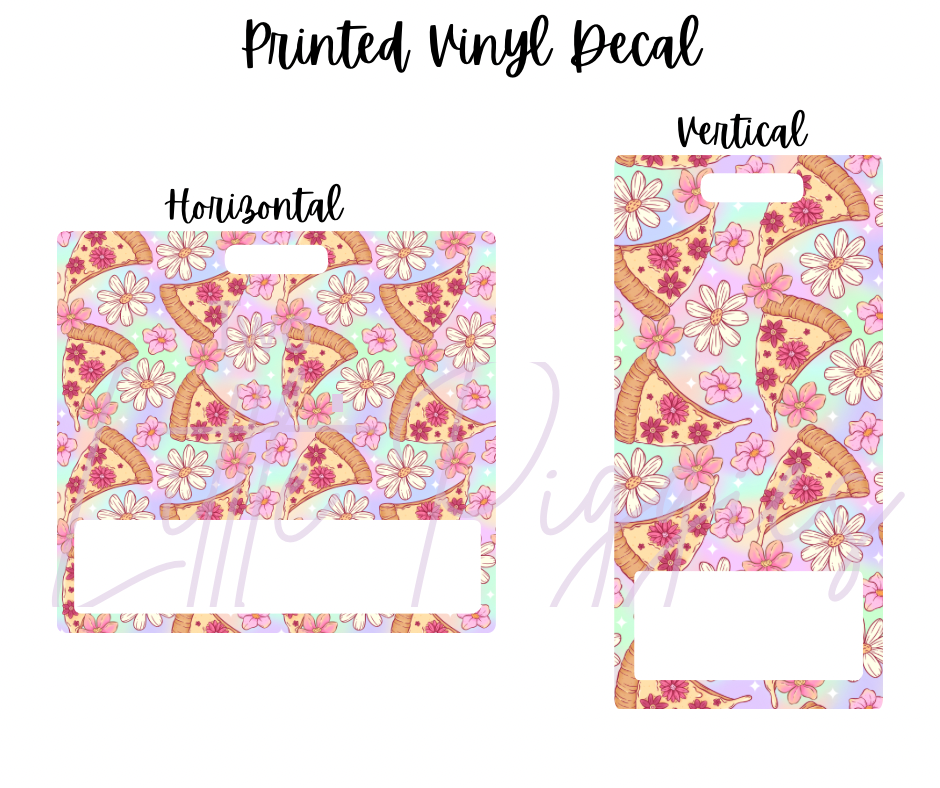 Printed Vinyl - Springtime Pizza