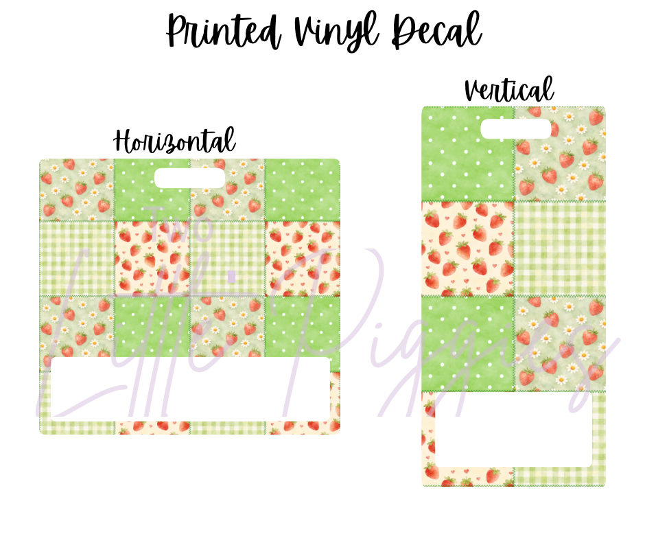 Printed Vinyl - Strawberry Patch