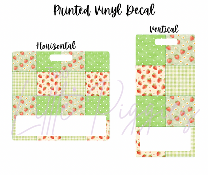 Printed Vinyl - Strawberry Patch