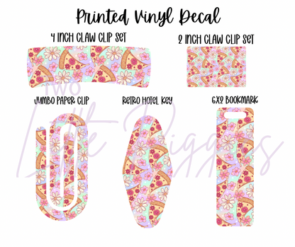 Printed Vinyl - Springtime Pizza