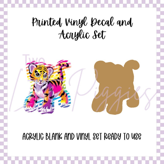 Printed Vinyl and Acrylic Set - LF Inspired- Forrest