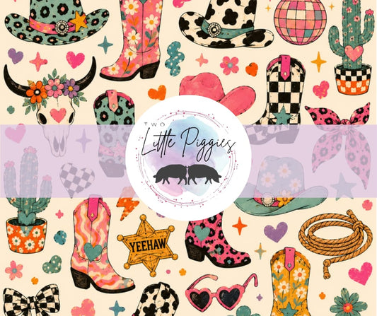 Printed Vinyl - Retro Western