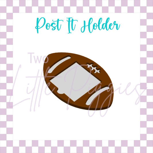 3D Printed - Post It Holder - Football