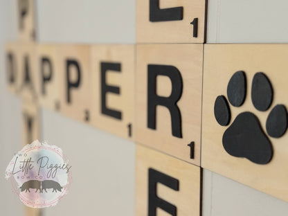 3D Scrabble Tiles