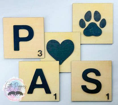 3D Scrabble Tiles