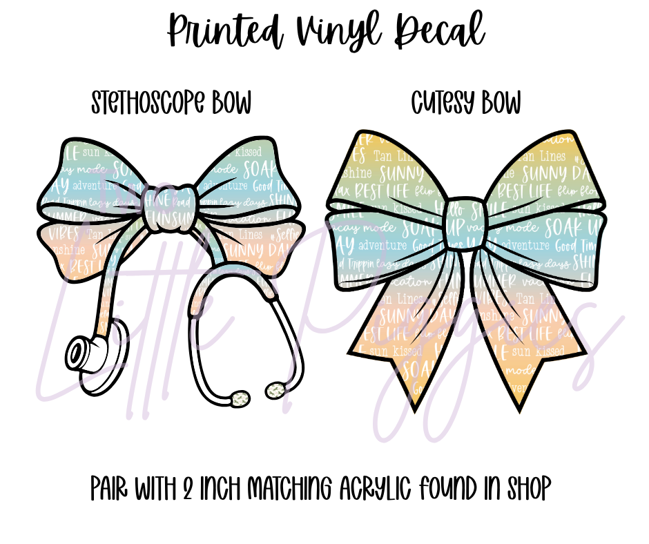 Printed Vinyl - Sunny Days Collection