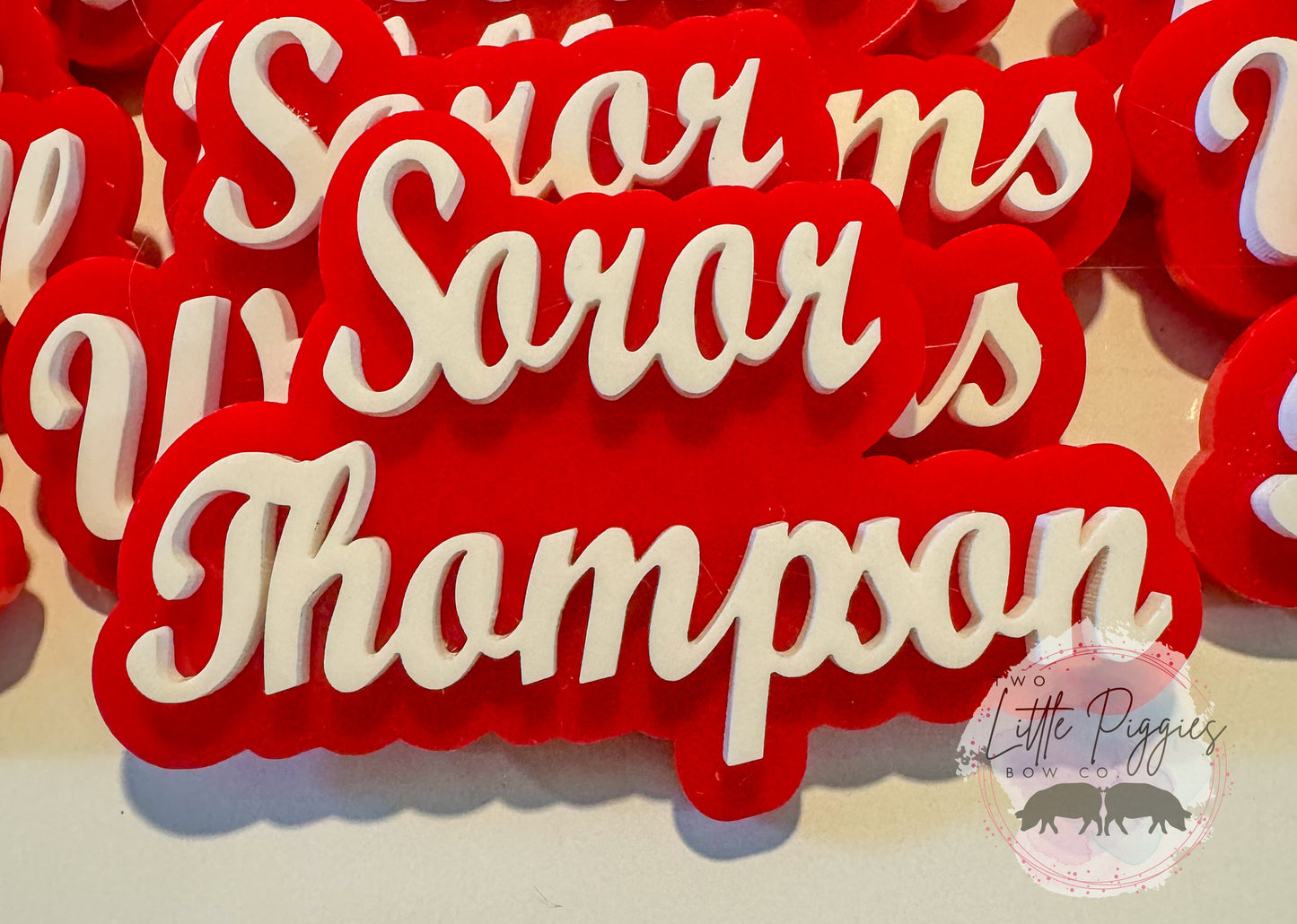 Custom Acrylic Soror Name Badge