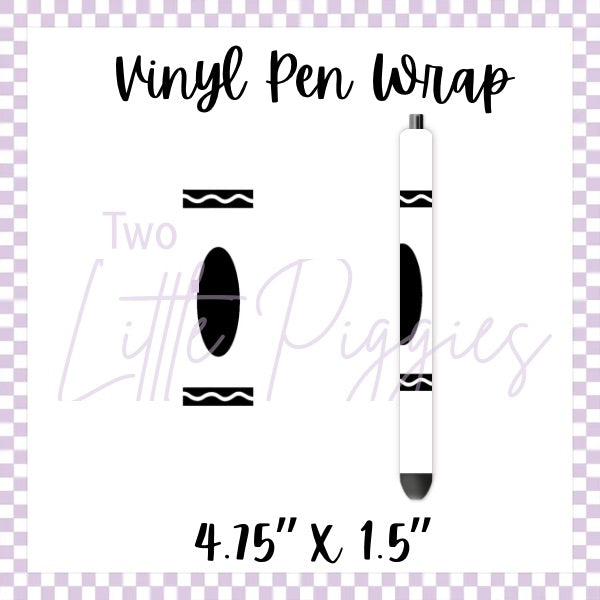 UV DTF - Pen Wrap - White Marker