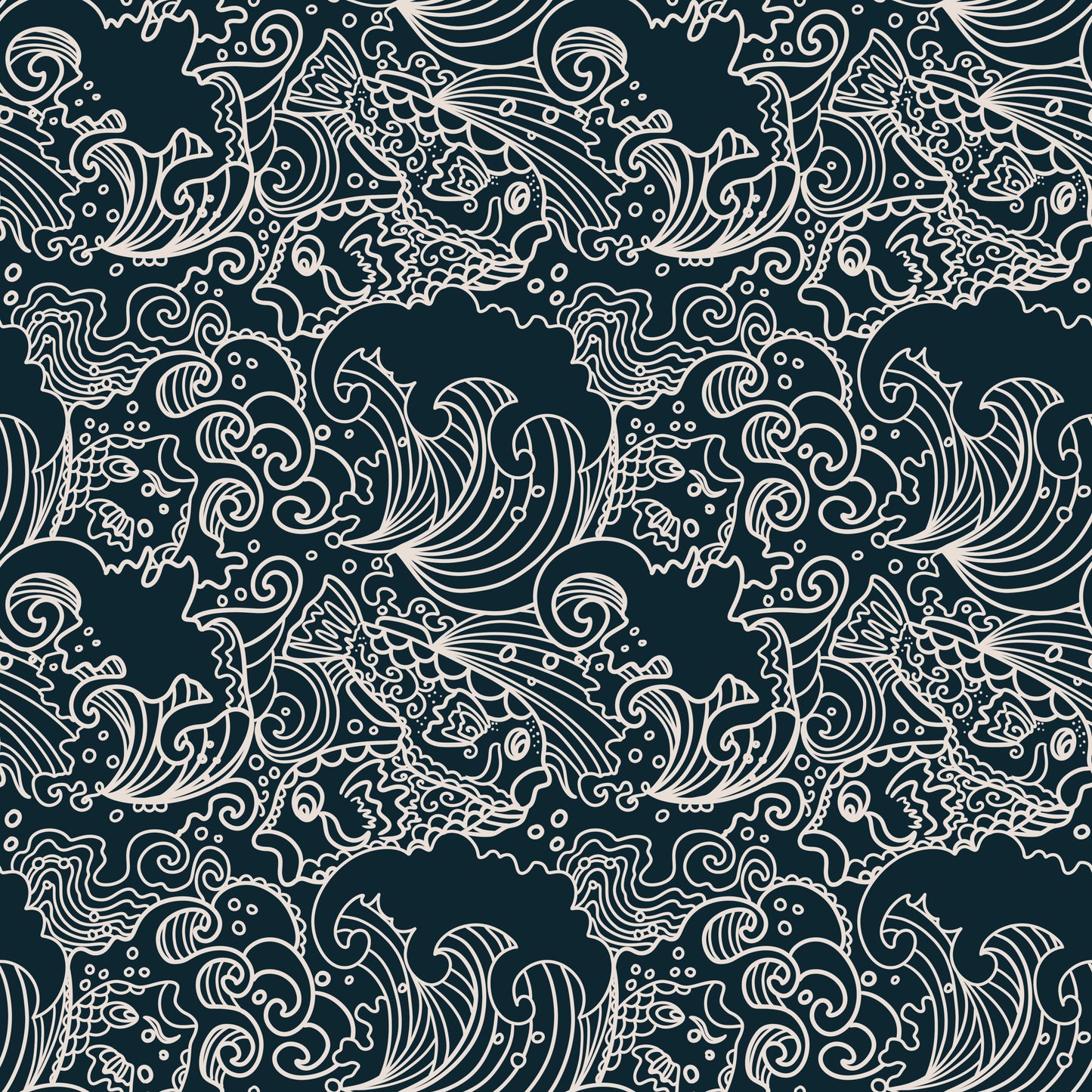 Printed Vinyl - Japanese Patterns