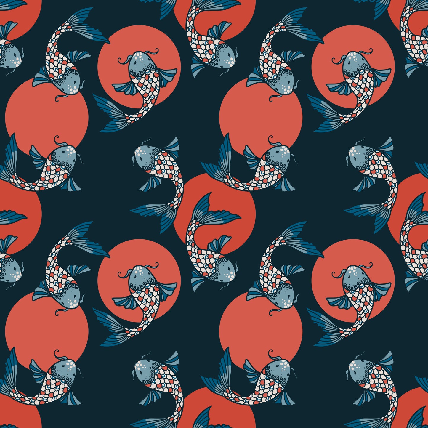 Printed Vinyl - Japanese Patterns