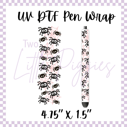 UV DTF - Pen Wrap - Cutesy Spiders