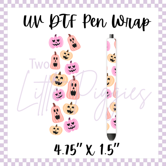 UV DTF - Pen Wrap - Cutesy Jackolantern