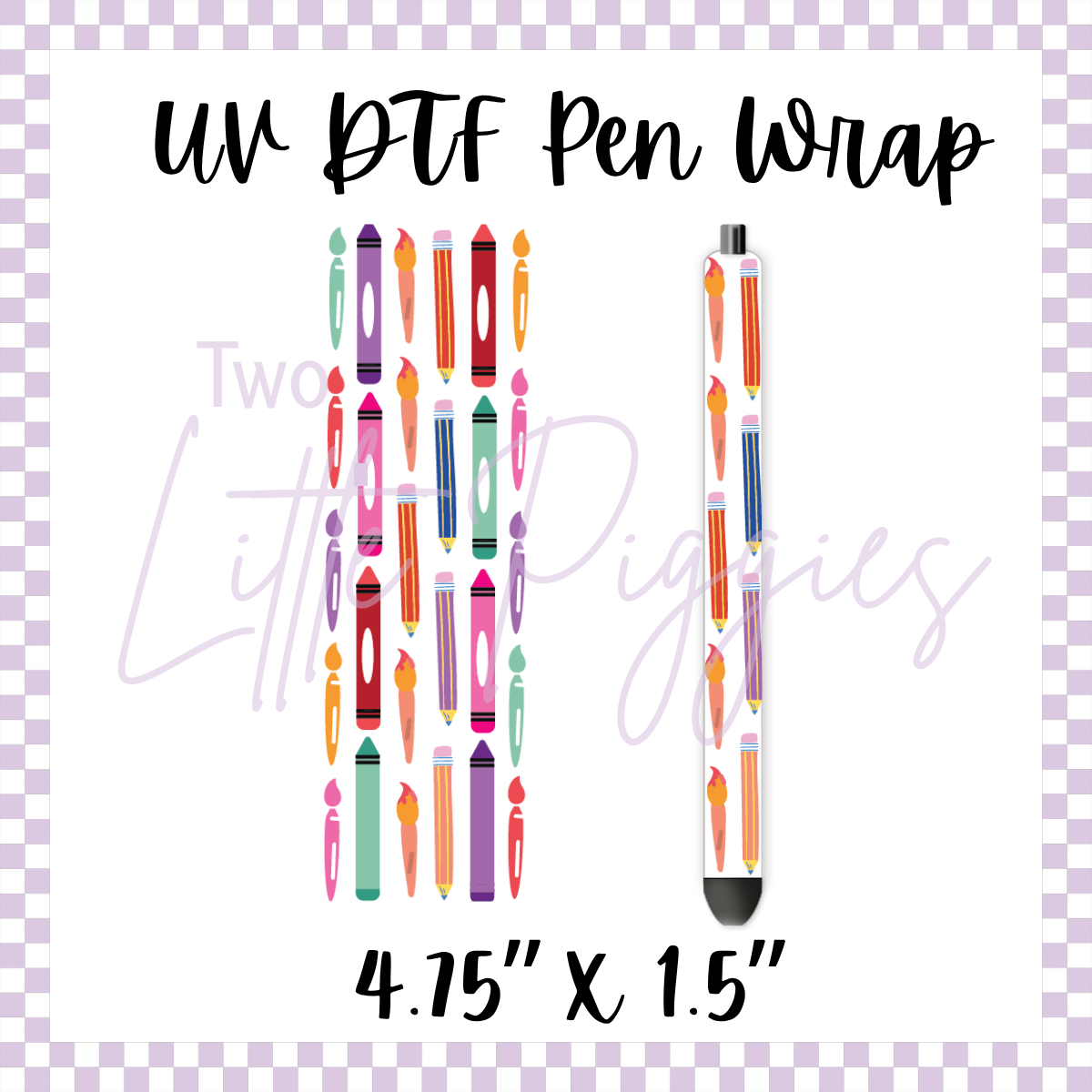 UV DTF - Pen Wrap - Creative Writing